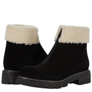 La Canadienne Abba 38MM Suede & Shearling Lug-Sole Boots Sz 11